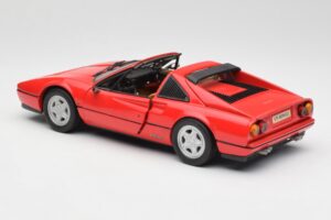 Ferrari 328 GTS Sarkans Anson 1:18 TY11078 Metāls — attēls 7 no 8