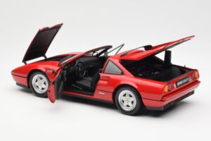 Ferrari 328 GTS Sarkans Kyosho 1:18 08185R Metāls — attēls 5 no 8