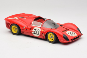 Ferrari 330 P4 #20 Sarkans 1967 Revell 1:18 48822-P1 Metāls — attēls 6 no 8