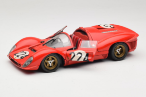 Ferrari 330 P4 #224 Sarkans 1967 Revell 1:18 48825-P2 Metāls — attēls 2 no 7