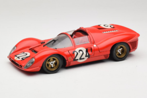 Ferrari 330 P4 #224 Sarkans 1967 Revell 1:18 48825-P2 Metāls