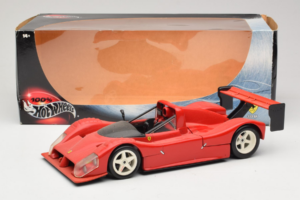 Ferrari 333 SP Sarkans Ar Baltiem Riteņiem Hot Wheels 1:18 29230 Metāls — attēls 8 no 8