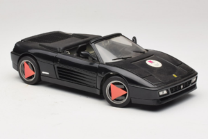 Ferrari 348 Spider Melns Mira 1:18 6181 Metāls — attēls 6 no 8