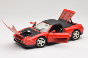 Ferrari 348 Spider Sarkans Mira 1:18 6180 Metāls — attēls 2 no 8