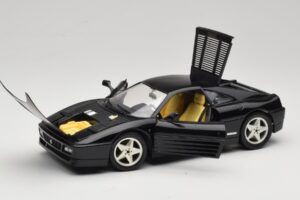 Ferrari 348 TB Melns Mira 1:18 6101-R1 Metāls — attēls 3 no 8