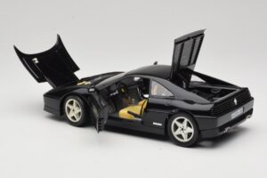 Ferrari 348 TB Melns Mira 1:18 6101-R1 Metāls — attēls 5 no 8