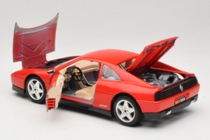 Ferrari 348 tb Sarkans Bburago 1:18 3039 Metāls — attēls 5 no 8