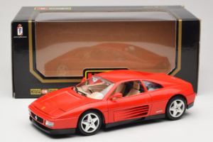 Ferrari 348 tb Sarkans Bburago 1:18 3039 Metāls — attēls 8 no 8