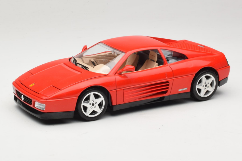 Ferrari 348 tb Sarkans Bburago 1:18 3039 Metāls