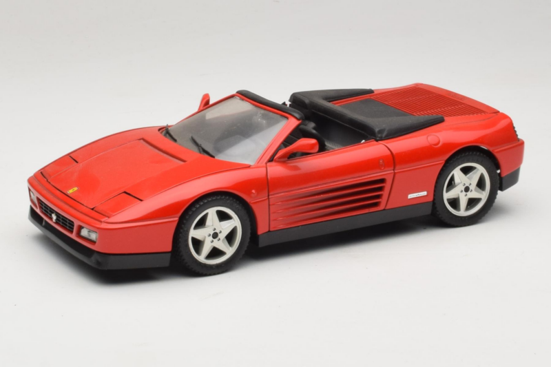 Ferrari 348 TB Sarkans Bburago 1:18 3039-P4 Metāls