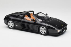 Ferrari 348 TS Melns Hot Wheels 1:18 X5481 Metāls — attēls 6 no 8