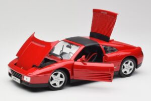 Ferrari 348 TS Sarkans Maisto 1:18 52119 Metāls — attēls 2 no 8