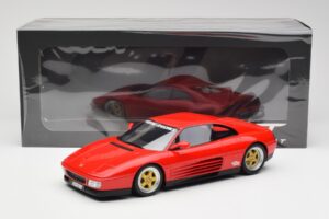 Ferrari 348 Twin Turbo Koenig Special Sarkans GT Spirit 1:18 GT472 Sveķi — attēls 6 no 6