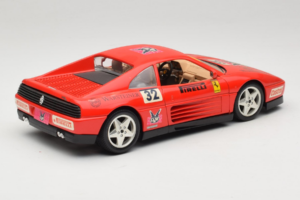 Ferrari 348 TB #32 Pirelli Sarkans 1989 Bburago 1:18 3039-P1 Metāls — attēls 3 no 8