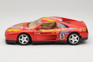 Ferrari 348 TB #5 Monroe Sarkans 1989 Bburago 1:18 3039-M1 Metāls — attēls 4 no 8