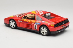 Ferrari 348 TB #5 Monroe Sarkans 1989 Bburago 1:18 3039-M1 Metāls — attēls 7 no 8