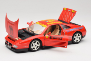 Ferrari 348tb Pirelli Sarkans Bburago 1:18 3039-P2 Metāls — attēls 2 no 8