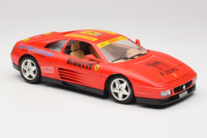 Ferrari 348tb Pirelli Sarkans Bburago 1:18 3039-P2 Metāls — attēls 6 no 8