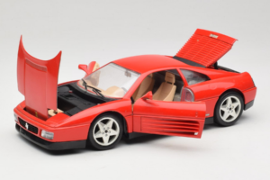 Ferrari 348tb Sarkans Bburago 1:18 3039-R1 Metāls — attēls 2 no 8