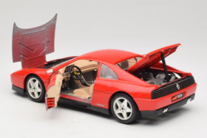 Ferrari 348tb Sarkans Bburago 1:18 3039-R1 Metāls — attēls 5 no 8