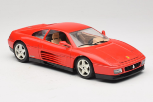 Ferrari 348tb Sarkans Bburago 1:18 3039-R1 Metāls — attēls 6 no 8