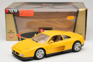 Ferrari 348 TB Dzeltens Replacement Box Bburago 1:18 3039-R2 Metāls — attēls 8 no 8