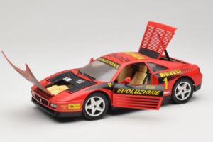 Ferrari 348 ts Evoluzione #1 Sarkans Mira 1:18 6112 Metāls — attēls 2 no 8