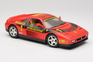 Ferrari 348 ts Evoluzione #1 Sarkans Mira 1:18 6112 Metāls — attēls 6 no 8