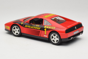 Ferrari 348 ts Evoluzione #1 Sarkans Mira 1:18 6112 Metāls — attēls 7 no 8