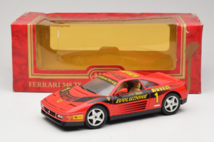 Ferrari 348 ts Evoluzione #1 Sarkans Mira 1:18 6112 Metāls — attēls 8 no 8