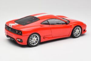 Ferrari 360 Challenge Stradale Sarkans Hot Wheels 1:18 C0407 Metāls — attēls 3 no 8