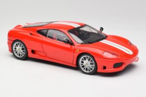 Ferrari 360 Challenge Stradale Sarkans Hot Wheels 1:18 C0407 Metāls — attēls 6 no 8