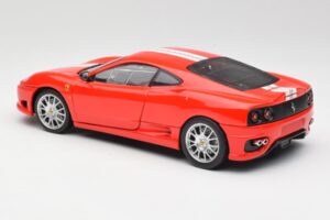 Ferrari 360 Challenge Stradale Sarkans Hot Wheels 1:18 C0407 Metāls — attēls 7 no 8