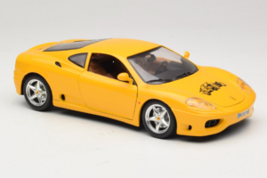 Ferrari 360 Modena 25 Jahre FMC Dzeltens Bburago 1:18 3358-Y1 Metāls — attēls 6 no 8
