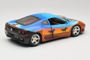 Ferrari 360 Modena Bracio Gotz Running Horses Livery Bburago 1:18 3358-B1 Metāls — attēls 3 no 8