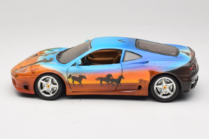Ferrari 360 Modena Bracio Gotz Running Horses Livery Bburago 1:18 3358-B1 Metāls — attēls 4 no 8