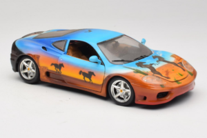 Ferrari 360 Modena Bracio Gotz Running Horses Livery Bburago 1:18 3358-B1 Metāls — attēls 6 no 8