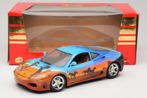 Ferrari 360 Modena Bracio Gotz Running Horses Livery Bburago 1:18 3358-B1 Metāls — attēls 8 no 8