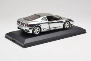 Ferrari 360 Modena Chrome Silver Ierobežots Izdevums Exclusive Cars 1:18 EC004 Metāls — attēls 4 no 9