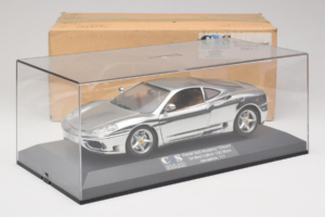 Ferrari 360 Modena Chrome Silver Ierobežots Izdevums Exclusive Cars 1:18 EC004 Metāls — attēls 9 no 9