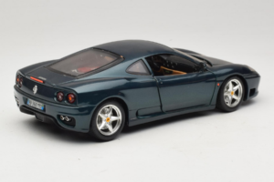 Ferrari 360 Modena Tumši Zaļš Metallic Bburago 1:18 3358-G2 Metāls — attēls 2 no 7