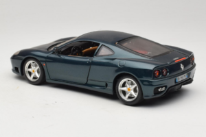Ferrari 360 Modena Tumši Zaļš Metallic Bburago 1:18 3358-G2 Metāls — attēls 6 no 7