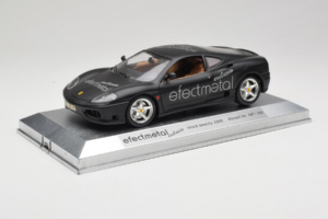 Ferrari 360 Modena Efecmetal Melns Mat Ierobežots Izdevums Exclusive Cars 1:18 EC003 Metāls — attēls 2 no 8