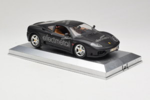 Ferrari 360 Modena Efecmetal Melns Mat Ierobežots Izdevums Exclusive Cars 1:18 EC003 Metāls — attēls 6 no 8