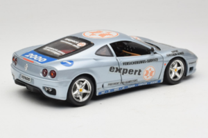 Ferrari 360 Modena Expert #1 Sudrabs Bburago 1:18 3348-S1 Metāls — attēls 3 no 8