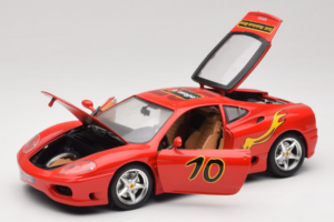 Ferrari 360 Modena #10 5 Jahre IG Bburago Sarkans Bburago 1:18 3358-P2 Metāls — attēls 2 no 8
