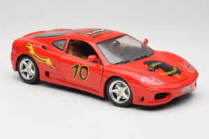 Ferrari 360 Modena #10 5 Jahre IG Bburago Sarkans Bburago 1:18 3358-P2 Metāls — attēls 6 no 8