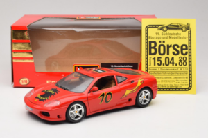 Ferrari 360 Modena #10 5 Jahre IG Bburago Sarkans Bburago 1:18 3358-P2 Metāls — attēls 8 no 8