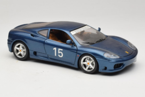 Ferrari 360 Modena #15 Ierobežots Izlaidums Zils Metallic Bburago 1:18 3358-F1 Metāls — attēls 6 no 8