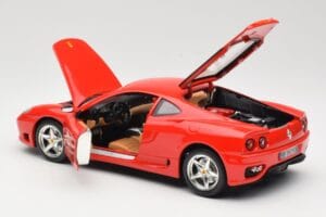 Ferrari 360 Modena Sarkans Bburago 1:18 3358 Metāls — attēls 5 no 8
